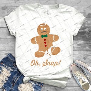 Oh Snap Gingerbread Man - Gift Idea Shirt For Men Tee For Women Classic Retro Vintage Graphic T-Shirt