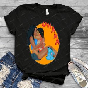 Ohana Stich Fanart - Best Unisex Trending Handmade T-shirt Gift Idea For Men T-shirt For Woman