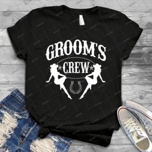 Old West Bachelor Party-Groom S Crew Version - Gift Idea Shirt For Men Tee For Women Classic Retro Vintage Graphic T-Shirt