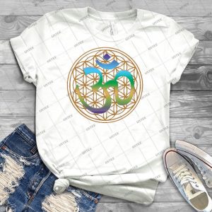 Om Flower Of Life 60 - Trending Shirt For Women Vintage Retro Tee For Men Kid's T-Shirt Handmade Shirt