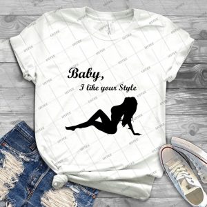 One Dance-Drake &Quot;Baby, Ich Mag Deinen Stil&Quot; - Vintage Men's Shirt Tshirt For Women Classic Handmade Shirt Retro Graphic Tee