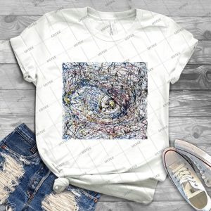 One Of Pollock S Eye 28 - Vintage Men's Shirt Tshirt For Women Classic Handmade Shirt Retro Graphic Tee