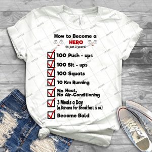 One Punch Man-How To Become A Hero - Best Unisex Trending Handmade T-shirt Gift Idea For Men T-shirt For Woman