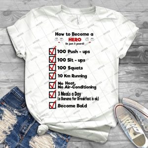 One Punch Man - How To Become A Hero 9 - Vintage Men's Shirt Tshirt For Women Classic Handmade Shirt Retro Graphic Tee