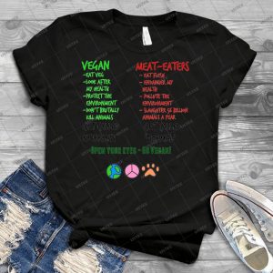 Open Your Eyes - Go Vegan  16 - Best Unisex Trending Handmade T-shirt Gift Idea For Men T-shirt For Woman