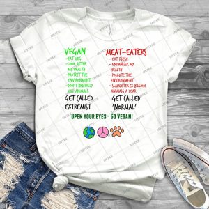 Open Your Eyes - Go Vegan  62 - Gift Idea Shirt For Men Tee For Women Classic Retro Vintage Graphic T-Shirt