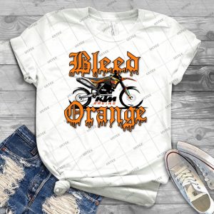 Orange Bluten - Vintage Men's Shirt Tshirt For Women Classic Handmade Shirt Retro Graphic Tee