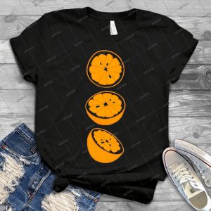 Orange T Shirt 56 - Vintage Men's Shirt Tshirt For Women Classic Handmade Shirt Retro Graphic Tee