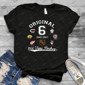 Original Six - Gift Idea Shirt For Men Tee For Women Classic Retro Vintage Graphic T-Shirt