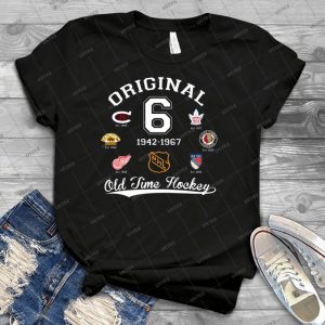 Original Six - Trending Shirt For Women Vintage Retro Tee For Men Kid's T-Shirt Handmade Shirt