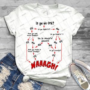 Ork Flow Chart - Best Unisex Trending Handmade T-shirt Gift Idea For Men T-shirt For Woman
