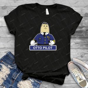Otto The Inflatable Pilot - Vintage Men's Shirt Tshirt For Women Classic Handmade Shirt Retro Graphic Tee