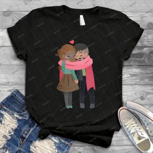 Ouat - Scarlet Beauty 18 - Vintage Men's Shirt Tshirt For Women Classic Handmade Shirt Retro Graphic Tee