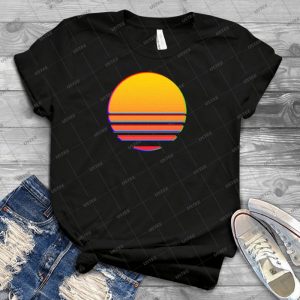 Outrun Retro Sun - Best Unisex Trending Handmade T-shirt Gift Idea For Men T-shirt For Woman