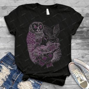 Owl Movement 47 - Vintage Men's Shirt Tshirt For Women Classic Handmade Shirt Retro Graphic Tee