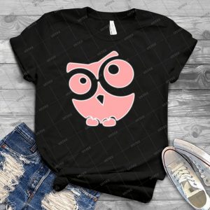 Owl Pink Cartoon Toon Fun Funny Comic 2 - Trending Shirt For Women Vintage Retro Tee For Men Kid's T-Shirt Handmade Shirt