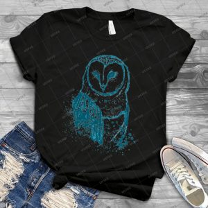Owl Tee T Shirt 73 - Vintage Men's Shirt Tshirt For Women Classic Handmade Shirt Retro Graphic Tee