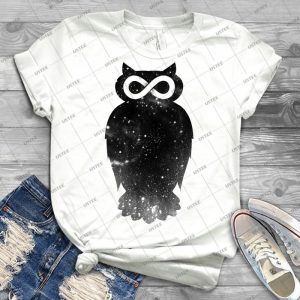 Owlfinity 86 - Vintage Men's Shirt Tshirt For Women Classic Handmade Shirt Retro Graphic Tee