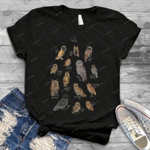 Owls T Shirt 30 - Vintage Men's Shirt Tshirt For Women Classic Handmade Shirt Retro Graphic Tee