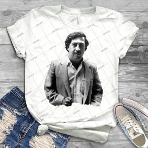 Pablo Escobar 22 - Vintage Men's Shirt Tshirt For Women Classic Handmade Shirt Retro Graphic Tee