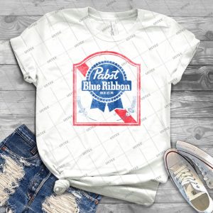 Pabst Blue Ribbon Faded - Gift Idea Shirt For Men Tee For Women Classic Retro Vintage Graphic T-Shirt