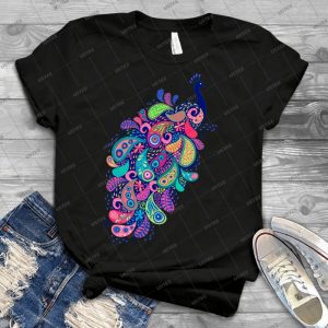 Paisley Peacock - Best Unisex Trending Handmade T-shirt Gift Idea For Men T-shirt For Woman