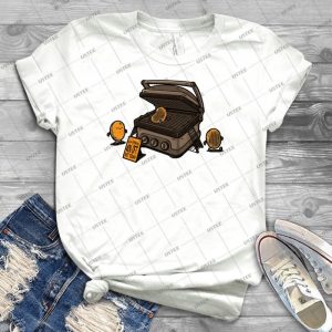 Pancakes Solarium 14 - Vintage Men's Shirt Tshirt For Women Classic Handmade Shirt Retro Graphic Tee