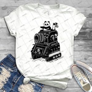 Panda S Skull Tank Vintage Style - Gift Idea Shirt For Men Tee For Women Classic Retro Vintage Graphic T-Shirt
