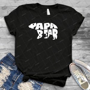 Papa Bear 66 - Trending Shirt For Women Vintage Retro Tee For Men Kid's T-Shirt Handmade Shirt