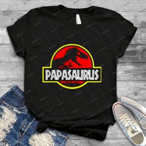 Papasaurus Rex-Funny Dad Gifts-Fathers Day - Best Unisex Trending Handmade T-shirt Gift Idea For Men T-shirt For Woman