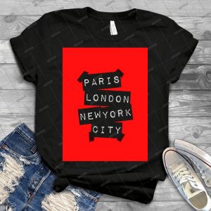 Paris London New York City 49 - Gift Idea Shirt For Men Tee For Women Classic Retro Vintage Graphic T-Shirt