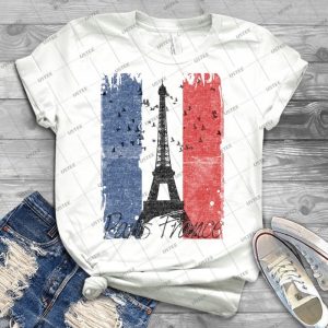 Paris T Shirt 71 - Vintage Men's Shirt Tshirt For Women Classic Handmade Shirt Retro Graphic Tee