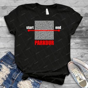 Parkour T Shirt - Gift Idea Shirt For Men Tee For Women Classic Retro Vintage Graphic T-Shirt