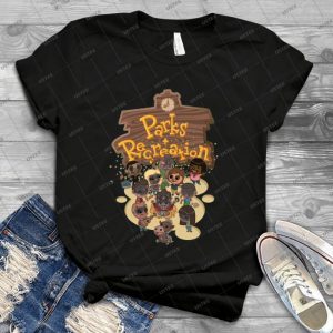 Parks & Rec 61 - Vintage Men's Shirt Tshirt For Women Classic Handmade Shirt Retro Graphic Tee