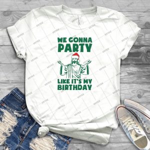 Party Like It S A Christmas Birthday - Gift Idea Shirt For Men Tee For Women Classic Retro Vintage Graphic T-Shirt