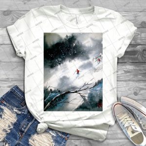 Past The Plunge-- - Gift Idea Shirt For Men Tee For Women Classic Retro Vintage Graphic T-Shirt