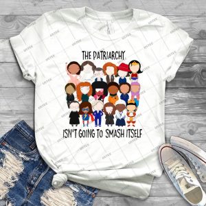 Patriarchy, Smash 7 - Vintage Men's Shirt Tshirt For Women Classic Handmade Shirt Retro Graphic Tee