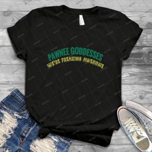 Pawnee Goddesses Leslie Knope 87 - Vintage Men's Shirt Tshirt For Women Classic Handmade Shirt Retro Graphic Tee