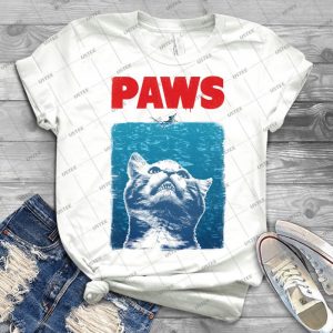 Paws T Shirt - Gift Idea Shirt For Men Tee For Women Classic Retro Vintage Graphic T-Shirt