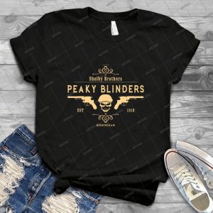 Peaky Blinders -Shelby Brothers - Vintage Men's Shirt Tshirt For Women Classic Handmade Shirt Retro Graphic Tee