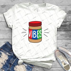 Peanut Butter Vibes - Gift Idea Shirt For Men Tee For Women Classic Retro Vintage Graphic T-Shirt