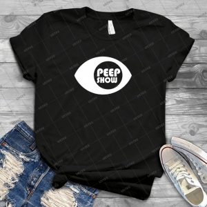 Peep Show Logo - Gift Idea Shirt For Men Tee For Women Classic Retro Vintage Graphic T-Shirt