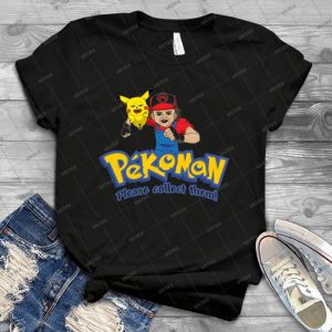 Pekoman-Please Collect Them - Vintage Men's Shirt Tshirt For Women Classic Handmade Shirt Retro Graphic Tee