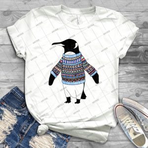 Penguin T Shirt - Best Unisex Trending Handmade T-shirt Gift Idea For Men T-shirt For Woman