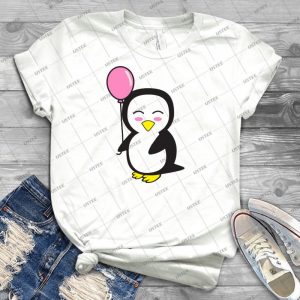 Penguins Love Balloons 97 - Trending Shirt For Women Vintage Retro Tee For Men Kid's T-Shirt Handmade Shirt