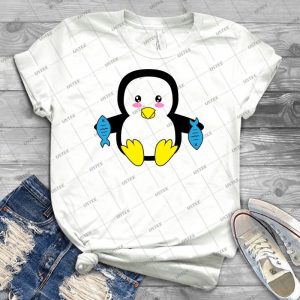 Penguins Love Fish 94 - Trending Shirt For Women Vintage Retro Tee For Men Kid's T-Shirt Handmade Shirt