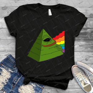 Pepe Illuminati - Best Unisex Trending Handmade T-shirt Gift Idea For Men T-shirt For Woman