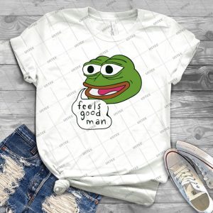 Pepe The Frog Feels Good Man - Gift Idea Shirt For Men Tee For Women Classic Retro Vintage Graphic T-Shirt