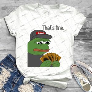 Pepe Yugioh Thats Fine - Gift Idea Shirt For Men Tee For Women Classic Retro Vintage Graphic T-Shirt