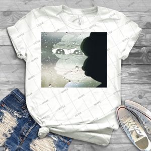 Pepe, The Sad Frog - Rainy Window - - Best Unisex Trending Handmade T-shirt Gift Idea For Men T-shirt For Woman